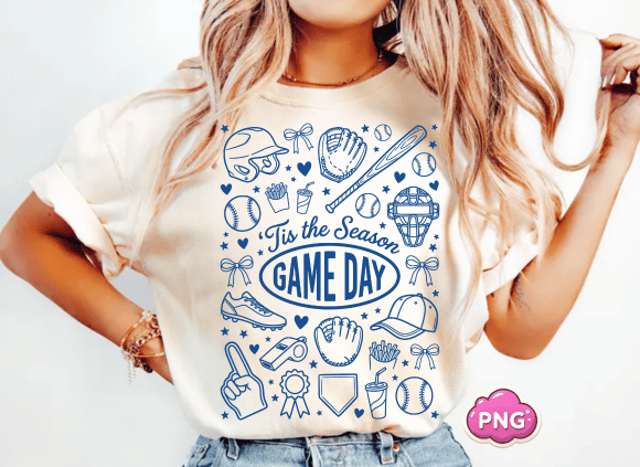 Baseball Doodle T-Shirt, Baseball Png
