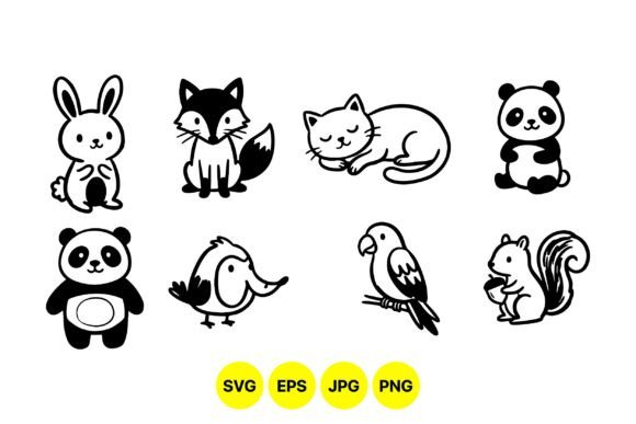 Cute Woodland Animal Clipart