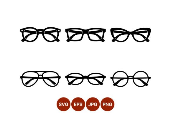 Eyeglass Frames Vector Set