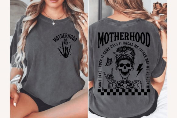 Motherhood Shirt I Rock It Sometimes PNG